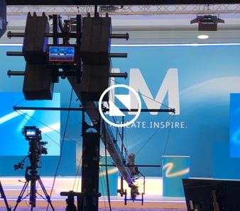 Livestream, Kameratechnik, Kamerakran, LED Screen, Bühnendesign, Setbau, Setdesign